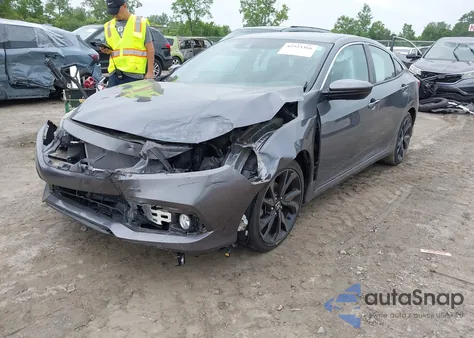 2020 Honda Civic Sport z USA, uszkodzony, nr VIN 2HGFC2F80LH561617